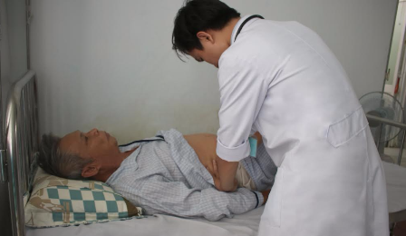 Tắc mạch máu cứu sống bệnh nhân vỡ khối u gan - 1 Sau khi được can thiệp tắc mạch, bệnh nhân đã ổn định sức khỏe