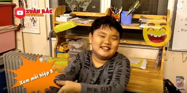 “Chết cười” với màn dự đoán tỉ số chung kết AFC của bố con Xuân Bắc - 2 Biểu cảm hài hước của Bi Béo khiến người xem cười ngất.