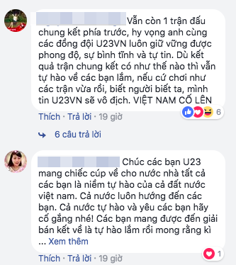 Facebook "anh chồng quốc dân" Bùi Tiến Dũng ngập tràn lời tỏ tình - 9 Tiến Dũng và đồng đội nhận được rất nhiều lời chúc của người hâm mộ
