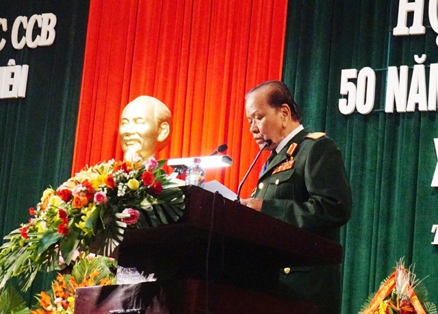 Mít tinh trọng thể kỉ niệm 50 năm tổng tiến công nổi dậy Xuân Mậu Thân - 3
Thiếu tướng Võ Văn Chót - nguyên Phó tư lệnh, Tham mưu trưởng Quân khu 4 ôn lại khí thế cuộc tổng tấn công nổi dậy Tết Mậu Thân 1968
