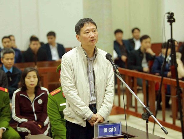 Trịnh Xuân Thanh than "2 năm qua, bị cáo như con ngáo ộp" - 1 Trịnh Xuân Thanh lần thứ 2 bị đề nghị mức án chung thân. (Ảnh: TTXVN)