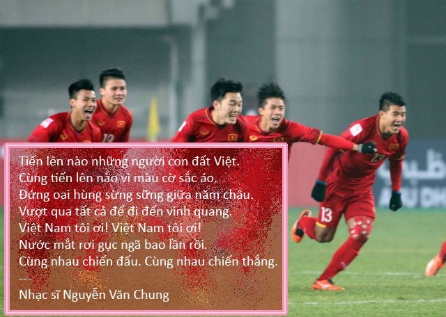 Sức nóng của U23 Việt Nam bao trùm đời sống văn hóa - 3 Xem thêm: Sao Việt hứa gì nếu U23 Việt Nam giành ngôi vô địch AFC?
Hà Nội nhảy flashmob tiếp lửa U23 Việt Nam trước thềm chung kết
Những bài thơ lay động lòng người gửi tặng U23 Việt Nam