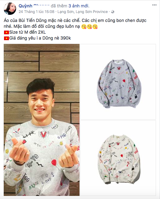 Dân bán hàng online "tung chiêu" kích cầu theo "cơn sốt" U23 Việt Nam - 3 Dân bán hàng online "tung chiêu" kích cầu theo "cơn sốt" U23 Việt Nam - 3