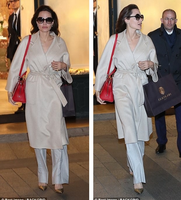 Angelina Jolie xinh đẹp và cuốn hút từ mọi góc nhìn - 1
Nữ diễn viên 42 tuổi xuất hiện tại một shop thời trang ở Paris, Pháp.