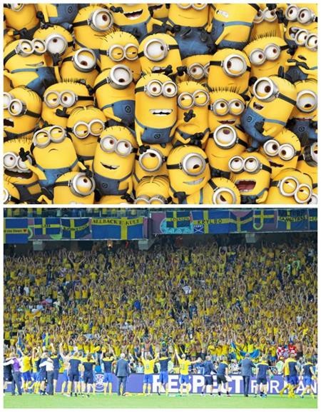 Khám phá phiên bản đời thực của các nhân vật hoạt hình - 4 Hình ảnh Minion trong “Despicable me” cũng khiến cho người xem dễ dàng liên tưởng tới khung cảnh này