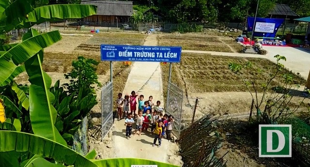 
Điểm trường Ta Lếch trong ngày khánh thành cách đây hơn 2 tháng
