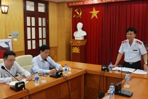 Thanh tra Chính phủ công khai kết luận thanh tra cổ phần hoá Cảng Quy Nhơn - 1 Phó Tổng Thanh tra Chính phủ Bùi Ngọc Lam phát biểu tại buổi công khai kết luận thanh tra cổ phần hoá Cảng Quy Nhơn.