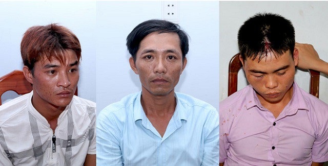 Các đối tượng bị bắt giữ