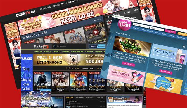 Bộ Công an giải đáp thắc mắc về “game đánh bạc” - 1 Game đánh bạc online quảng cáo đầy rẫy trên các trang phim.