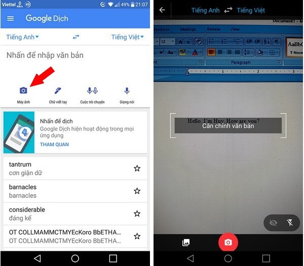 Ứng dụng Google Translate hỗ trợ tiếng Việt cho chức năng dịch hữu ích - 2