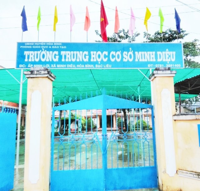 Bạc Liêu: Hiệu trưởng Trường THCS Minh Diệu bị “tố” làm trái quy định nhà nước - Ảnh 1. Bạc Liêu: Hiệu trưởng Trường THCS Minh Diệu bị “tố” làm trái quy định nhà nước - Ảnh 1.