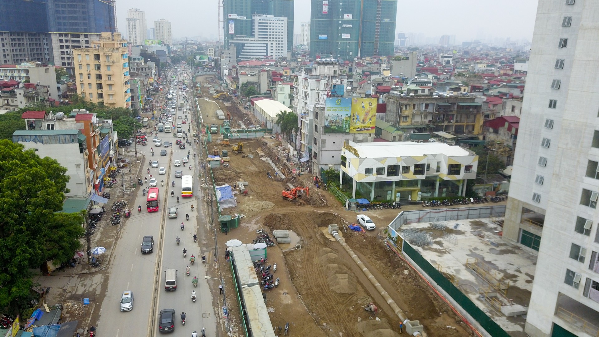Toàn cảnh tuyến đường trên cao gần 10.000 tỷ giải cứu giao thông Ngã Tư Sở - cầu Vĩnh Tuy - Ảnh 12. Toàn cảnh tuyến đường trên cao gần 10.000 tỷ giải cứu giao thông Ngã Tư Sở - cầu Vĩnh Tuy - Ảnh 12.