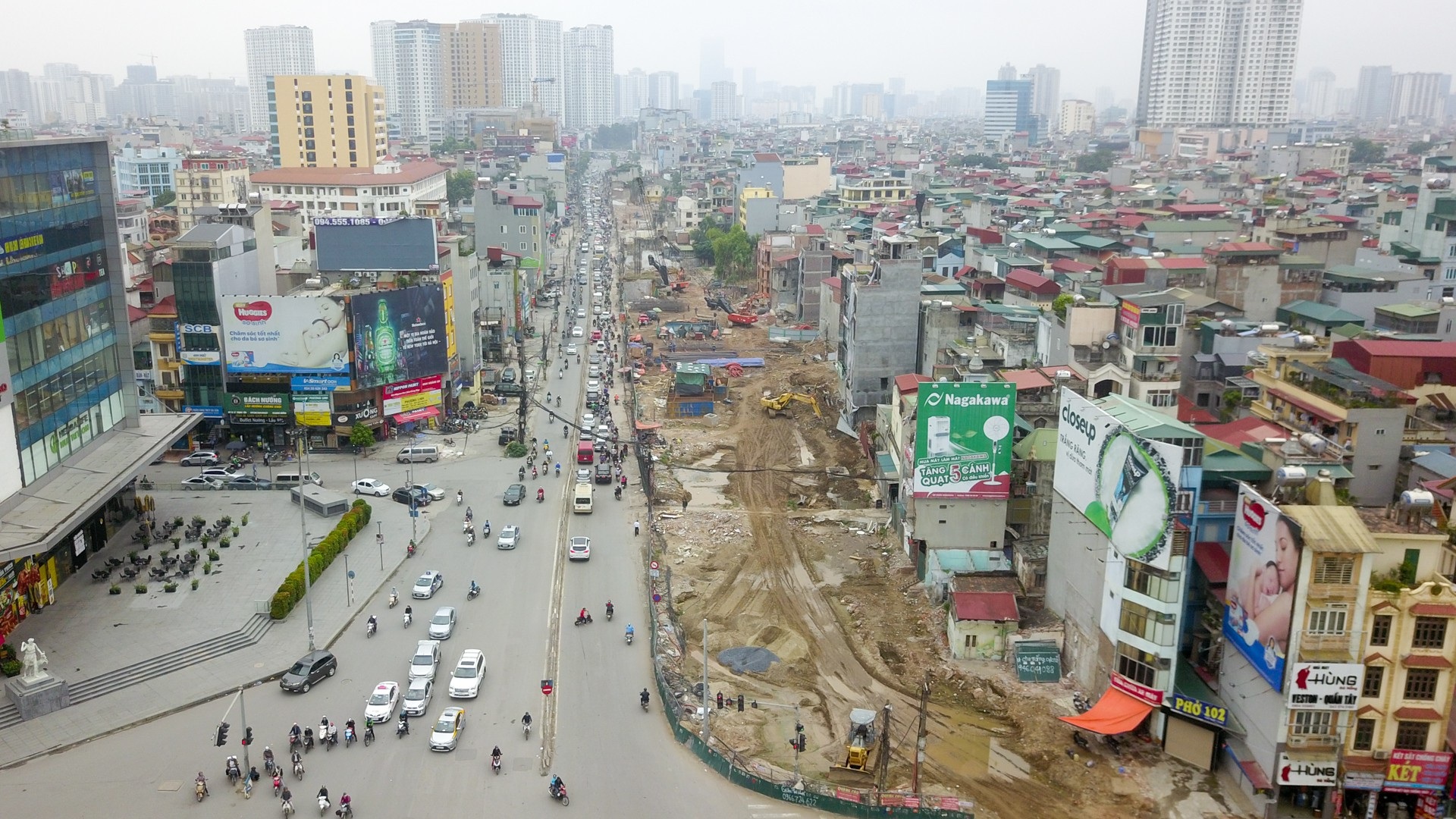 Toàn cảnh tuyến đường trên cao gần 10.000 tỷ giải cứu giao thông Ngã Tư Sở - cầu Vĩnh Tuy - Ảnh 14. Toàn cảnh tuyến đường trên cao gần 10.000 tỷ giải cứu giao thông Ngã Tư Sở - cầu Vĩnh Tuy - Ảnh 14.