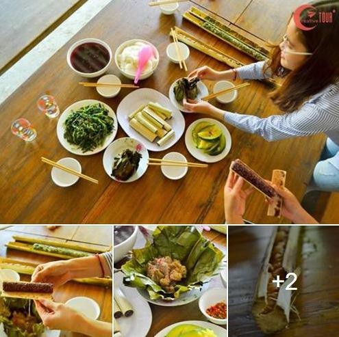Ra mắt nhiều tour du lịch mới lạ của Khoa Du lịch – Đại học Huế - 15 Và bữa ăn hấp dẫn của người dân tộc Tà Ôi ở Huế