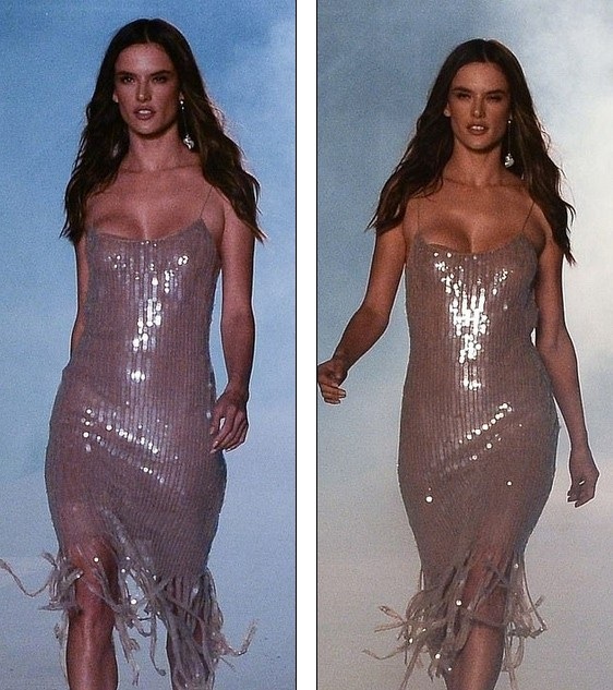 Hai cựu thiên thần nội y khoe dáng gợi cảm - 4
Cựu thiên thần nội y trình diễn trên sàn catwalk