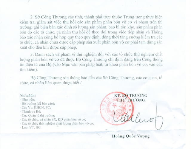 Những “vết chàm” của Trung tâm Khảo kiểm nghiệm phân bón vùng Nam Bộ! - Ảnh 2. Những “vết chàm” của Trung tâm Khảo kiểm nghiệm phân bón vùng Nam Bộ! - Ảnh 2.