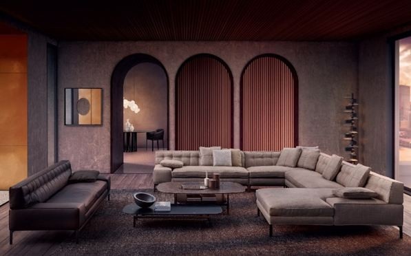 Hội thảo Design talk # 7 đón chào huyền thoại thiết kế Philippe Starck - 5 Bộ sưu tập sofa Volage EX-S là sự cải tiến từ mẫu ghế sofa kinh điển với kỹ thuật capitonné – khâu chần mới, thay thế nút truyền thống bằng thiết kế khâu chần đơn giản và tinh tế.