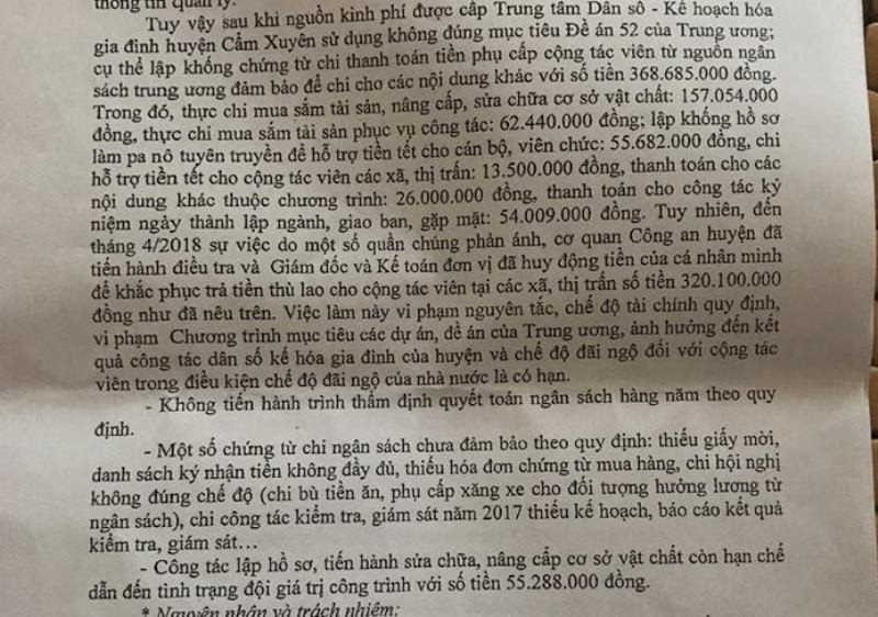 Ăn bớt hàng trăm triệu đồng tiền phụ cấp của cộng tác viên dân số - Ảnh 2. Ăn bớt hàng trăm triệu đồng tiền phụ cấp của cộng tác viên dân số - Ảnh 2.
