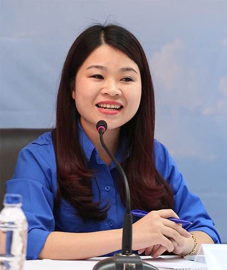 Chị Chu Hồng Minh được bầu làm Chủ tịch Hội Sinh viên thành phố Hà Nội khóa VII.
