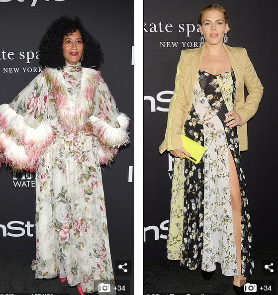 Jennifer Aniston trẻ đẹp tái xuất - 10
Tracee Ellis Ross và Busy Philipps đều bị chê mặc xấu