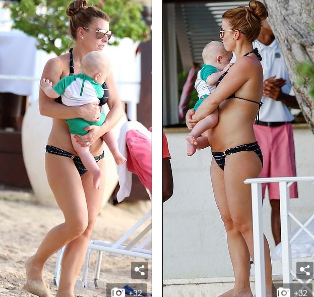 Coleen Rooney tự tin diện bikini sau khi sinh nở - 3
Coleen Rooney mới sinh cậu con trai thứ 4 Cass Mac Rooney cách đây 8 tháng