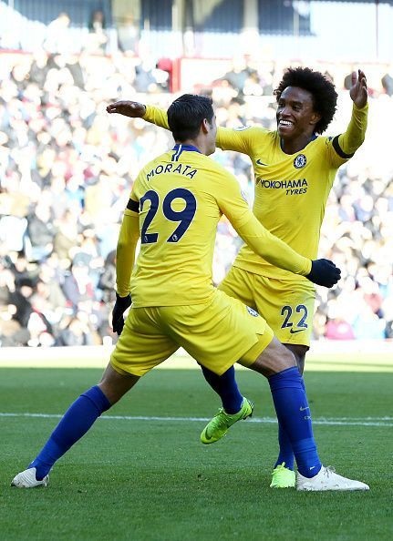 Ba điểm nhấn từ chiến thắng tưng bừng của Chelsea trước Burnley - 2 Tiền đạo Morata (trái) đã lấy lại được sự tự tin trong trận gặp Burnley