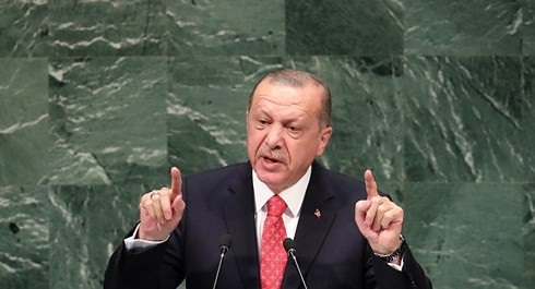 Thổ Nhĩ Kỳ ở Syria: 1 chiến trường, 2 liên minh - 1
Tổng thống Thổ Nhĩ Kỳ Recep Tayyip Erdogan. Ảnh: Reuters.