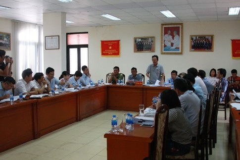 Hà Nội: Thanh tra toàn diện dự án xây dựng tuyến đường 2,5 quận Hoàng Mai - 1 Người dân trình bày khiếu nại, tố cáo với lãnh đạo Thanh tra Chính phủ và Ban Tiếp công dân Trung ương.