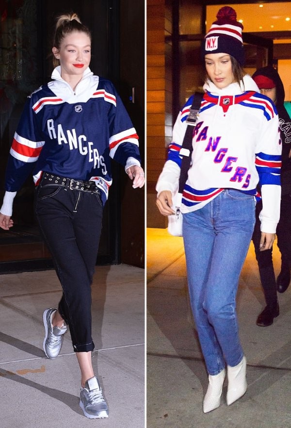 Khi sao "đụng hàng" - 15
Gigi và Bella Hadid với 2 chiếc áo chỉ khác màu