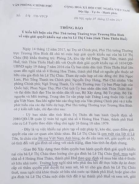 Con gái liệt sỹ gần 40 năm mòn mỏi đi đòi ngôi nhà thơ ấu, tỉnh Thừa Thiên Huế nói gì? - 6 Con gái liệt sỹ gần 40 năm mòn mỏi đi đòi ngôi nhà thơ ấu, tỉnh Thừa Thiên Huế nói gì? - 6