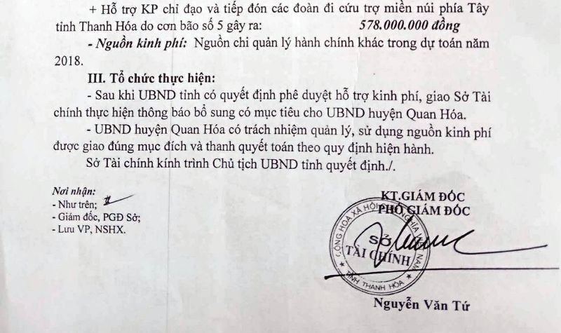 Phê duyệt gần 600 triệu đồng để chỉ đạo khắc phục thiên tai, tiếp đoàn cứu trợ - Ảnh 1. Phê duyệt gần 600 triệu đồng để chỉ đạo khắc phục thiên tai, tiếp đoàn cứu trợ - Ảnh 1.