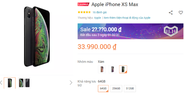 Top 11 smartphone trong Đại tiệc mua sắm 11.11 - 16 Top 11 smartphone trong Đại tiệc mua sắm 11.11 - 16