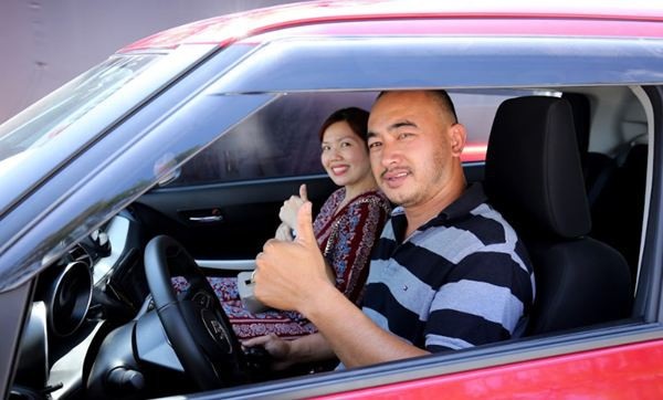 Chị Lê Hoàng Vy sẽ trở thành một trong những người đầu tiên tại Việt Nam sở hữu All New Swift khi mẫu xe này được ra mắt vào tháng 12 năm nay.