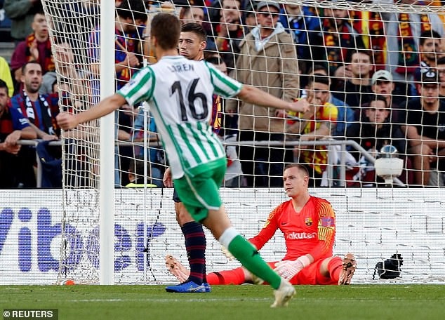 Messi lập cú đúp, Barcelona vẫn thua sốc Betis - 19 Messi lập cú đúp, Barcelona vẫn thua sốc Betis - 19