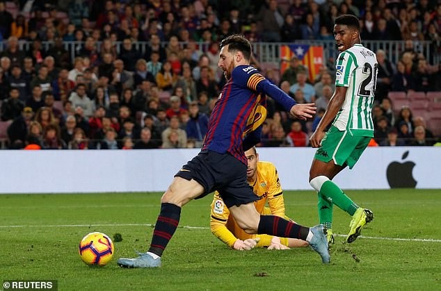 Messi lập cú đúp, Barcelona vẫn thua sốc Betis - 5
Messi lập cú đúp ở hiệp 2 nhưng Barca vẫn thất bại