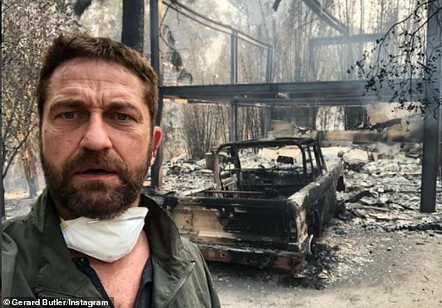 Phim trường Hollywood bị thiêu rụi, sao Hollywood bàng hoàng nhìn thiệt hại - 7
Nam diễn viên Gerard Butler (48 tuổi)