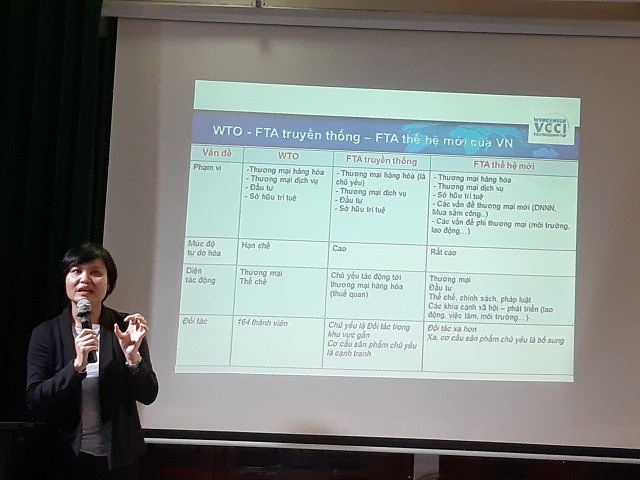 Tham gia CPTPP: DN thuê 10 lao động nữ phải có 1 nhà vệ sinh - 3
TS. Nguyễn Thị Thu Trang, Giám đốc Trung tâm WTO và Hội nhập (VCCI). (Ảnh: H.T)