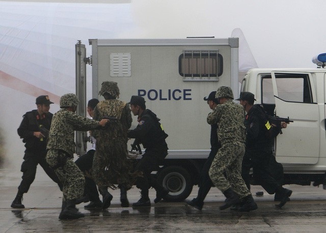 Việt Nam - Trung Quốc đã tổ chức 5 cuộc diễn tập phòng, chống khủng bố và tội phạm.