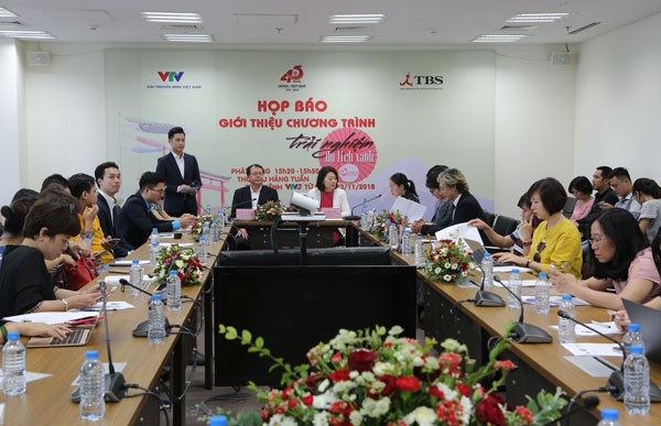 Khám phá cuộc sống nông thôn Nhật Bản trên truyền hình Việt Nam - 1 Hình ảnh tại buổi họp báo giới thiệu Sắc màu Nhật Bản- Trải nghiệm du lịch xanh.