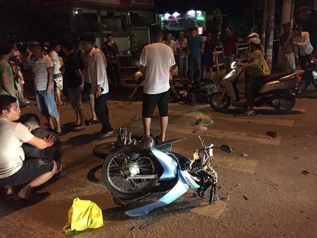 Hiện trường vụ tai nạn (ảnh người dân cung cấp)