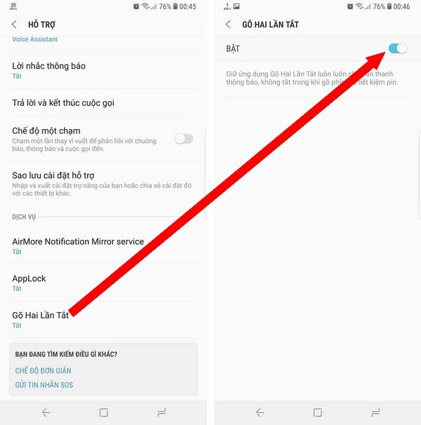 Thủ thuật giúp khóa smartphone nhanh chóng chỉ bằng một cú chạm tay trên màn hình - 2 Thủ thuật giúp khóa smartphone nhanh chóng chỉ bằng một cú chạm tay trên màn hình - 2