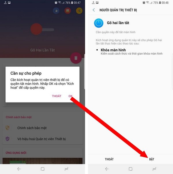 Thủ thuật giúp khóa smartphone nhanh chóng chỉ bằng một cú chạm tay trên màn hình - 3 Thủ thuật giúp khóa smartphone nhanh chóng chỉ bằng một cú chạm tay trên màn hình - 3