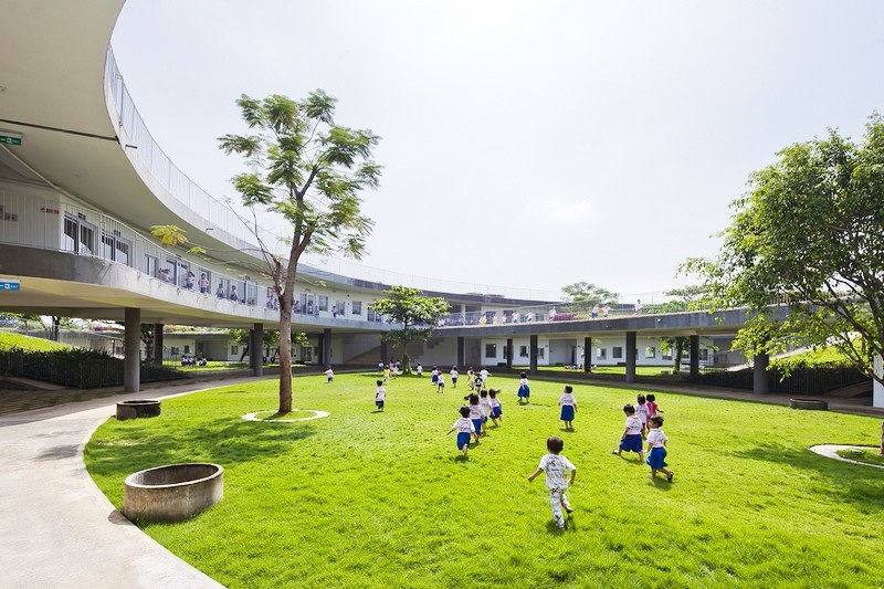 Định hướng phát triển ngành kiến trúc Việt Nam trong cách mạng 4.0 - 3 Trường mầm non ở TP Biên Hòa của nhóm KTS Võ Trọng Nghĩa lọt vào top 30 công trình đẹp nhất thế giới (ảnh: Ban tổ chức cung cấp)