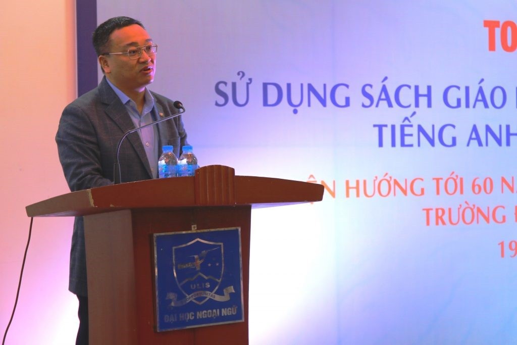 Khoa Anh Văn- Trường ĐHNN- ĐHQG Hà Nội kỷ niệm 60 năm thành lập - 1 TS Đỗ Tuấn Minh, Hiệu trưởng Trường ĐHNN- ĐH Quốc gia Hà Nội, cựu sinh viên Khoa Anh văn.
