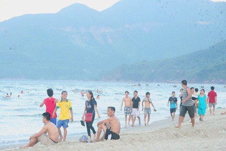 Biển Lăng Cô ở huyện Phú Lộc tỉnh Thừa Thiên Huế