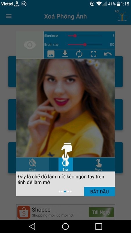 Ứng dụng xoá mờ phông ảnh giờ đây đã được cập nhật và nâng cấp cực kì hiệu quả, bạn sẽ có được những bức ảnh đẹp và hoàn hảo hơn bao giờ hết. Hãy sử dụng ứng dụng này để tạo ra những bức ảnh độc đáo và ấn tượng hơn. Click để xem hình ảnh.