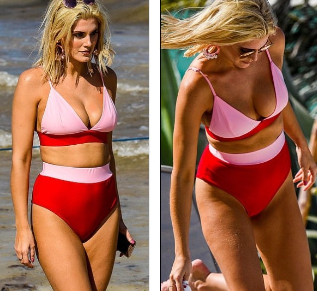 
Cô khoe vòng một đầy đặn trong chiếc áo tắm nhỏ xíu
