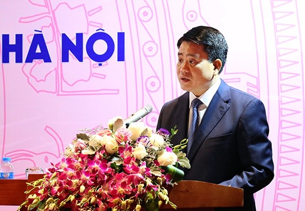 Chủ tịch Hà Nội: Một số cán bộ ngại va chạm, tiếp xúc với báo chí - 1
Chủ tịch UBND TP Hà Nội Nguyễn Đức Chung phát biểu tại hội thảo