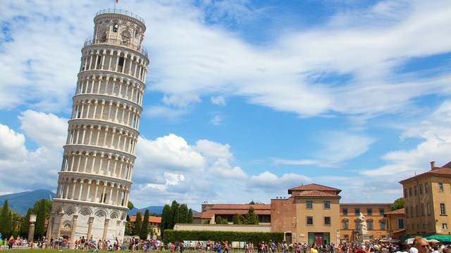 Tháp nghiêng Pisa đối mặt với nguy cơ càng ngày càng... thẳng - 1 Tháp nghiêng Pisa