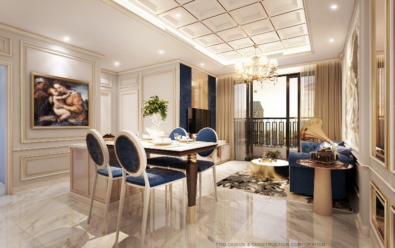 Sức hấp dẫn đến từ Rome by Diamond Lotus - 3 Từng chi tiết trong căn hộ được sắp xếp như một bức tranh tôn vinh vẻ đẹp cổ điển Châu Âu